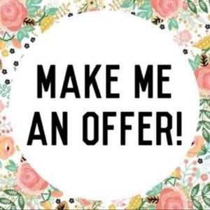 Like the item but not the price? Make me an offer!